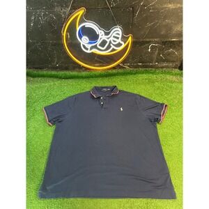 Polo Ralph Lauren Men's Navy‎ Blue Short Sleeve Polo Shirt Classic Size XXL